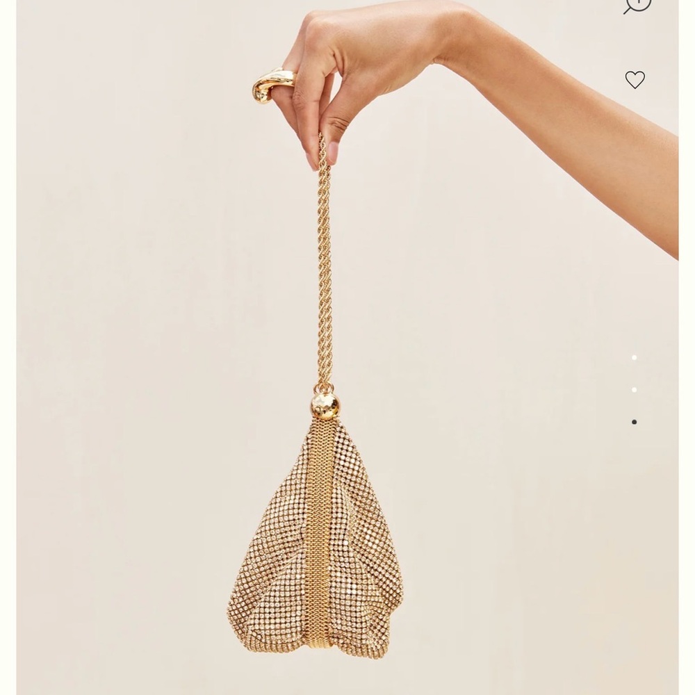Cult Gaia gold rue wristlet bag - Picture 2 of 3